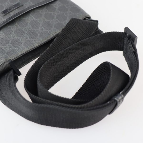 2218123008153 6 Gucci GG Supreme Shoulder Bag Black