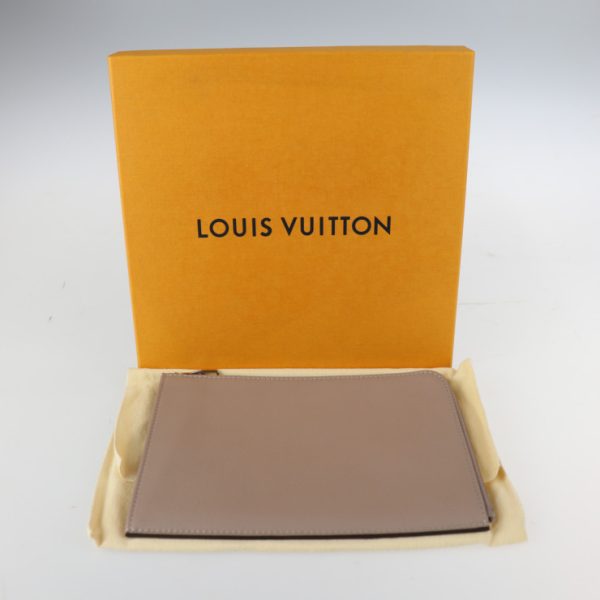 2219103002138 9 Louis Vuitton Pochette PM Clutch Bag Taupe Beige