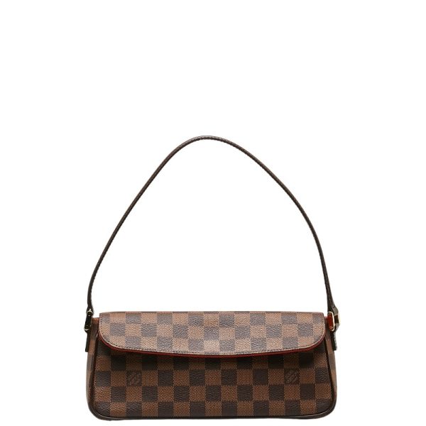 222 43027 1 Louis Vuitton Damier Recoleta Shoulder Bag Brown