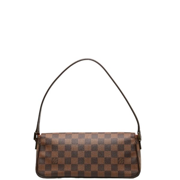 222 43027 3 Louis Vuitton Damier Recoleta Shoulder Bag Brown