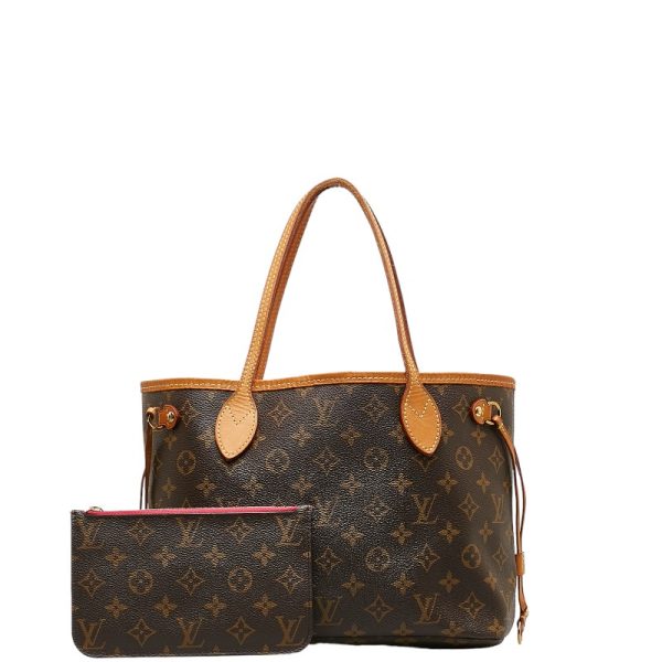 222 43036 1 Louis Vuitton Monogram Neverfull PM Brown