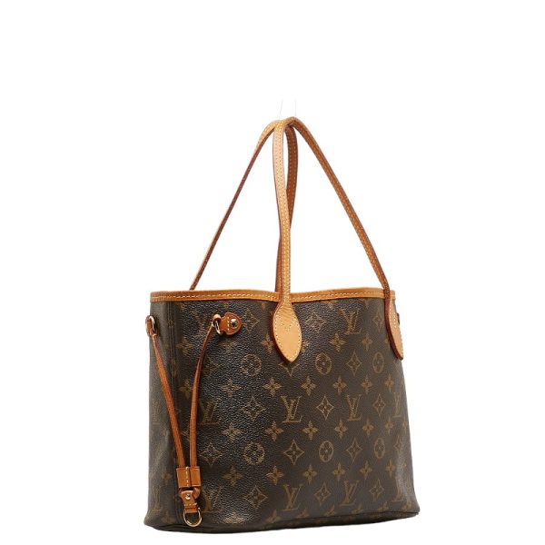 222 43036 3 Louis Vuitton Monogram Neverfull PM Brown