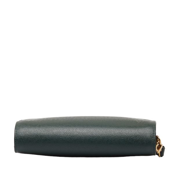 222 43040 4 Louis Vuitton Taiga Baikal clutch bag M30184 green