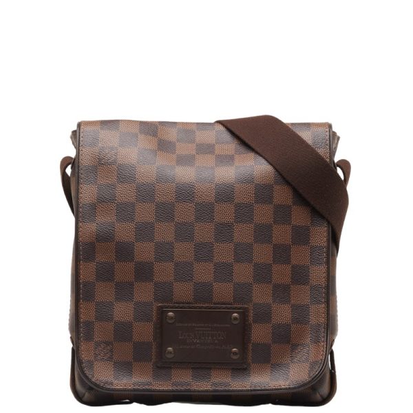 222 43661 1 Louis Vuitton Damier Brooklyn PM Shoulder Bag Brown