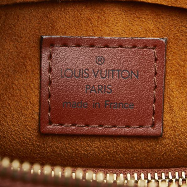 222 56432 9 Louis Vuitton Epi Pont Neuf Handbag N52053 Brown Leather