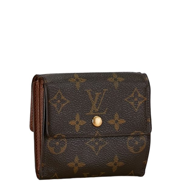 222 57010 2 Louis Vuitton Portefeuille Elise Bifold Wallet M61654 Brown