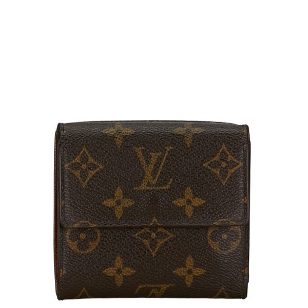 222 57010 3 Louis Vuitton Portefeuille Elise Bifold Wallet M61654 Brown