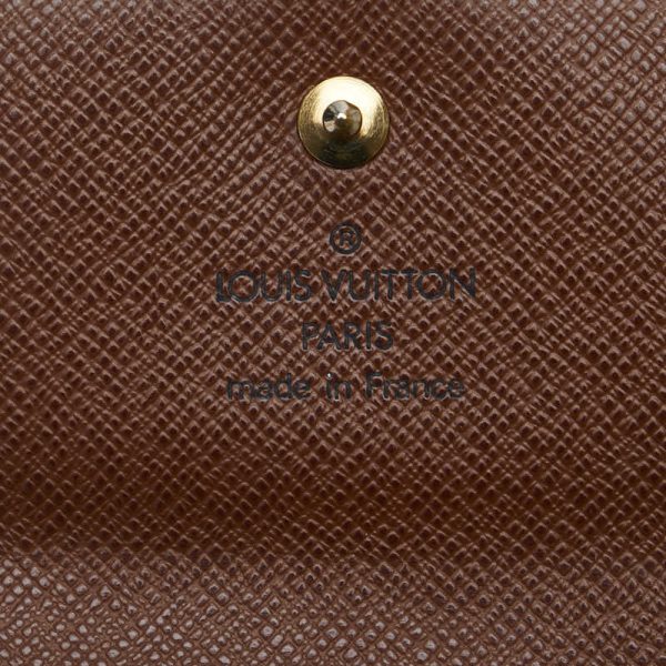 222 57010 7 Louis Vuitton Portefeuille Elise Bifold Wallet M61654 Brown