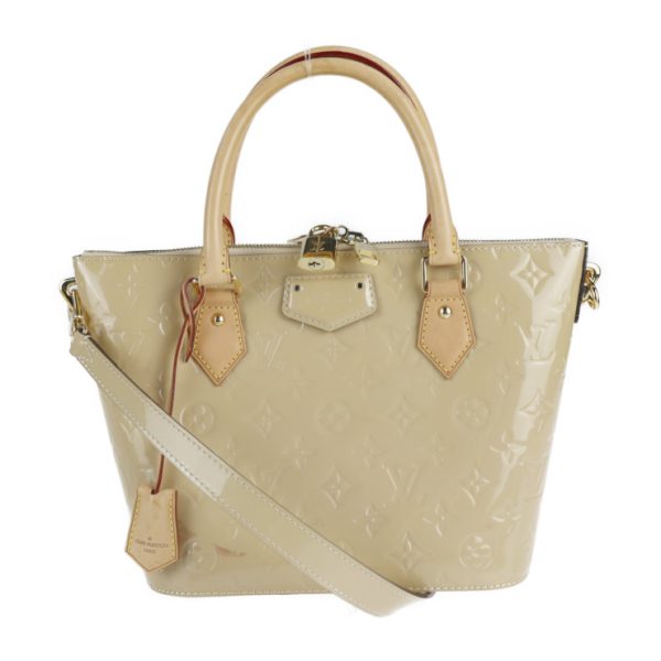 2220063007100 1 Louis Vuitton Vernis Handbag Beige