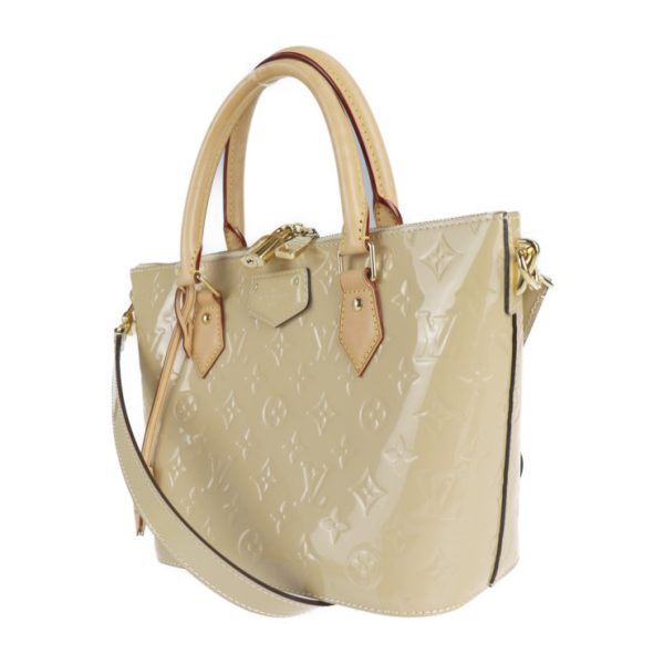 2220063007100 2 Louis Vuitton Vernis Handbag Beige