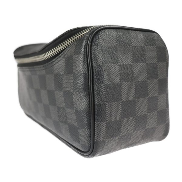 Louis Vuitton Toilet Pouch Bag Black Gray - Image 2