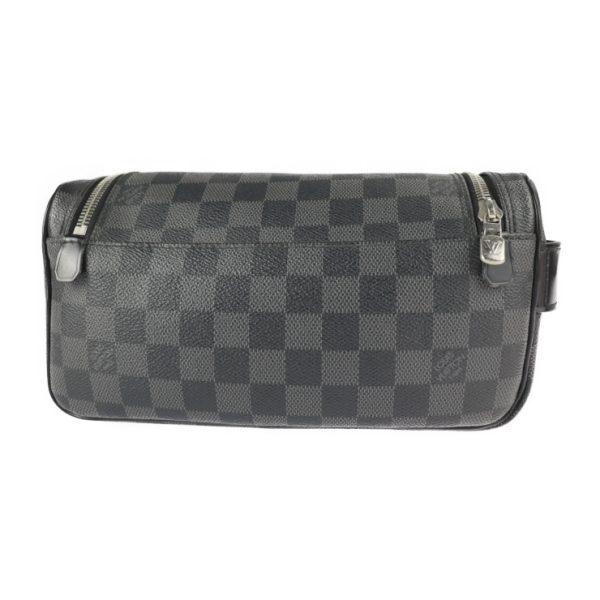 Louis Vuitton Toilet Pouch Bag Black Gray - Image 3