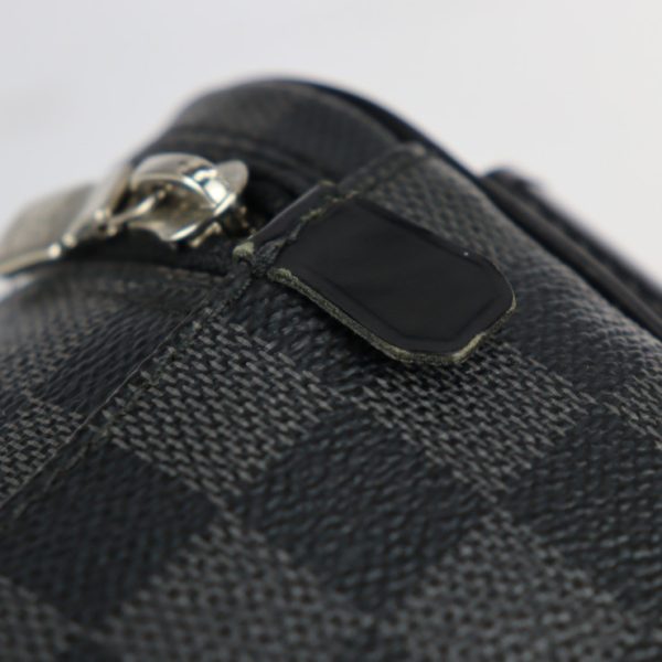 2220103007155 6 Louis Vuitton Toilet Pouch Bag Black Gray