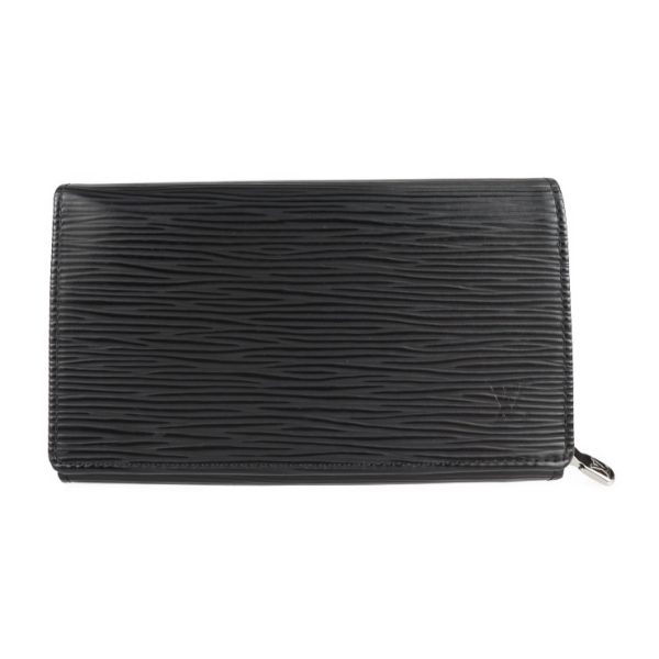 2221023008184 1 Louis Vuitton Epi Leather Wallet Black