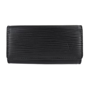 2221023008185 1 Saint Laurent Chain Wallet Black Silver