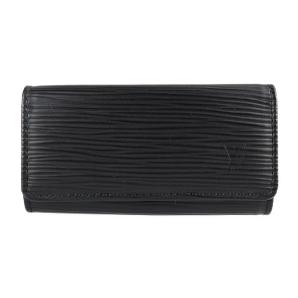 2221023008185 1 Louis Vuitton Epi Leather Key Case Black