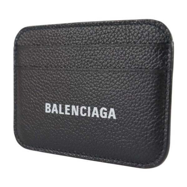 2221023008188 2 Balenciaga Leather Card Case Black