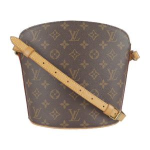 2221041001019 1 Louis Vuitton On The Go PM Monogram Leather Tote Bag 2way Shoulder Bag Reverse Brown