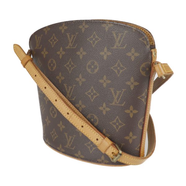 2221041001019 2 Louis Vuitton Monogram Canvas Shoulder Bag Brown