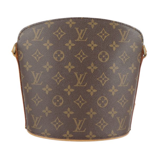 2221041001019 3 Louis Vuitton Monogram Canvas Shoulder Bag Brown