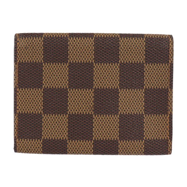 2221073007101 3 Louis Vuitton Card Case Damier Canvas Brown