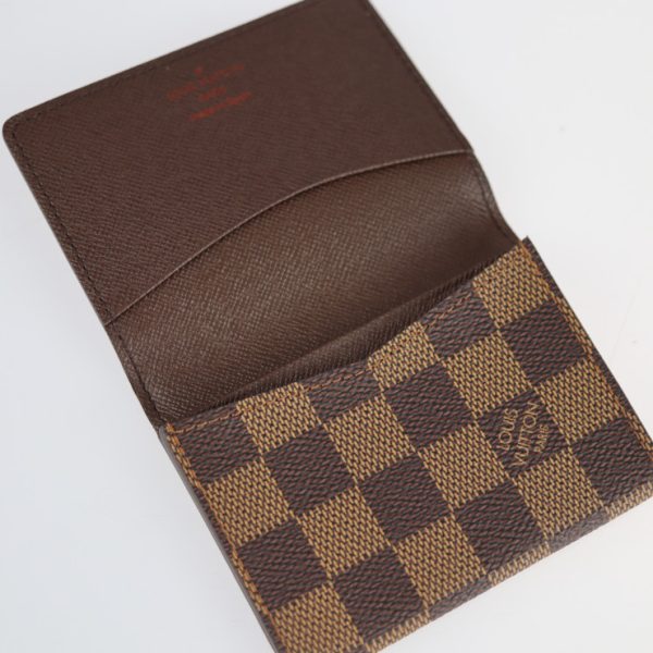 2221073007101 6 Louis Vuitton Card Case Damier Canvas Brown