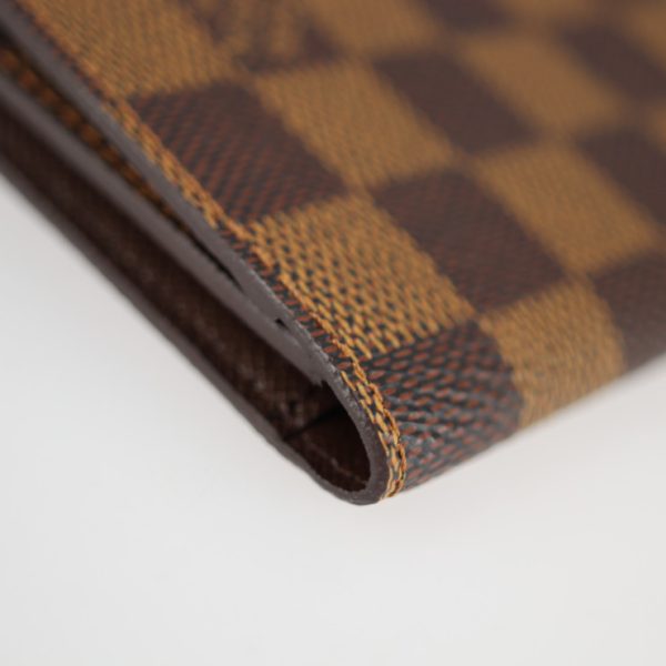 2221073007101 7 Louis Vuitton Card Case Damier Canvas Brown