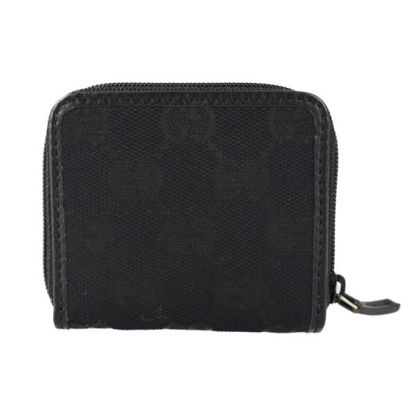 2221083008140 3 GUCCI Coin Case GG Canvas Black