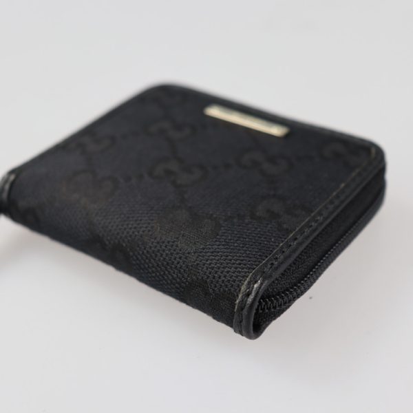 2221083008140 5 GUCCI Coin Case GG Canvas Black