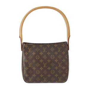 2221111001025 1 Louis Vuitton Trouville Monogram Canvas Handbag Brown