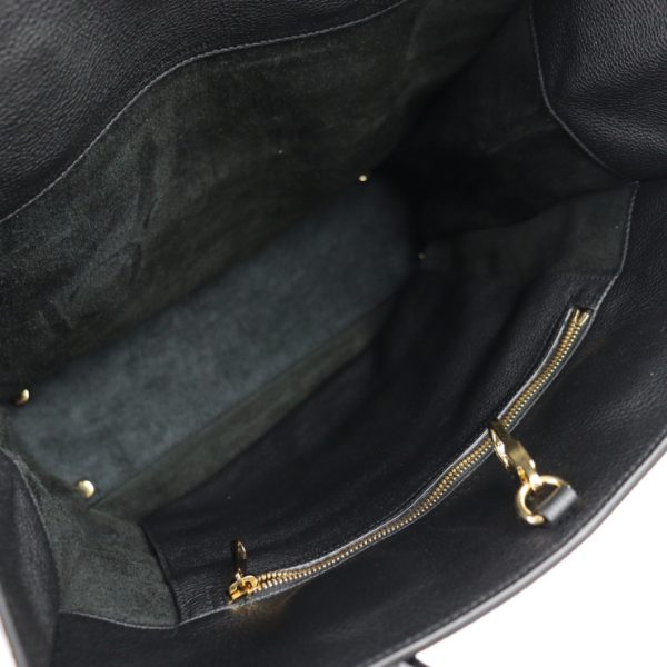 2221123010182 9 Gucci Logo Medium Tote Shoulder Bag Embossed Black