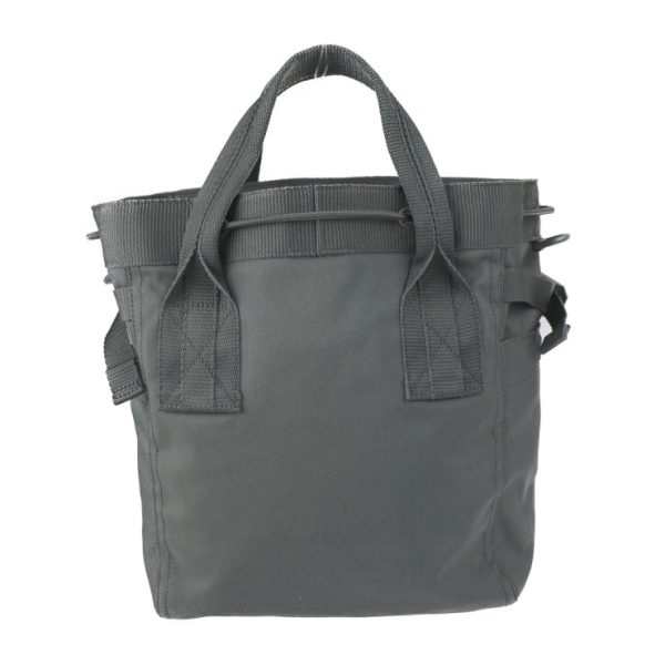 2221123010183 3 Balenciaga Army Tote Nylon Canvas Handbag Gray