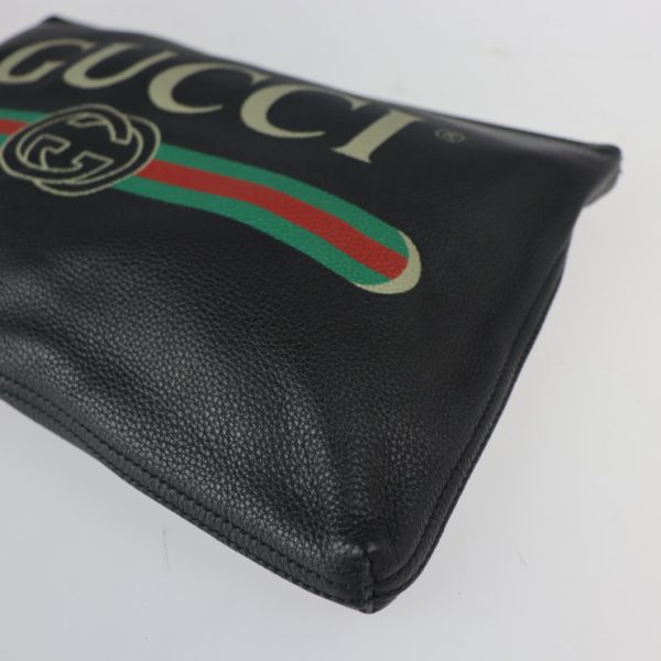 2221123010189 5 Gucci Portfolio Bag Leather Black