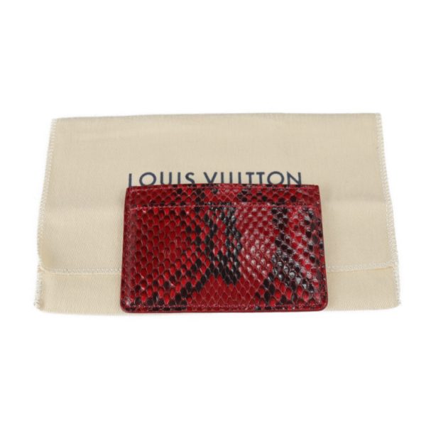 2221123010191 9 Louis Vuitton Porto Sample Card Case Fuchsia Red