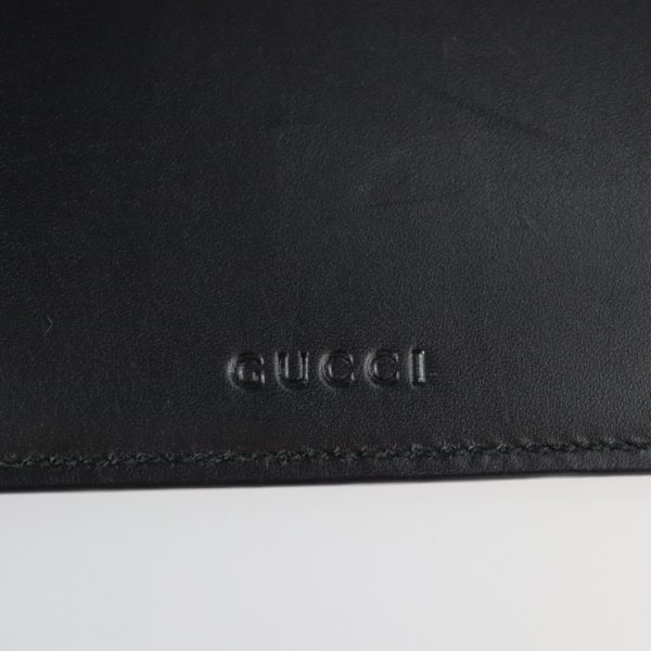 2222093007141 8 GUCCI Ghost Clutch Bag Leather Black