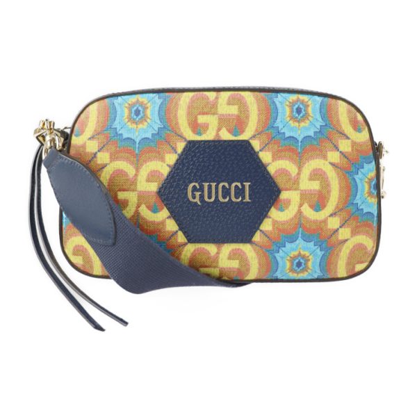 2222123007204 1 Gucci GG Kaleidoscope Shoulder Bag Navy Yellow