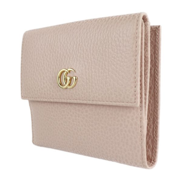 2223063010113 2 GUCCI Petit Marmont Bifold Wallet Leather Pink