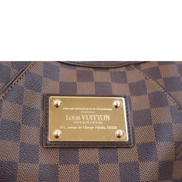 22231 6 Louis Vuitton Thames Damier Satchel Bag Brown