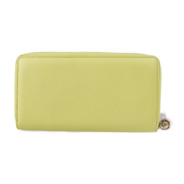 2223123001211 3 Gucci Bamboo Long Wallet Leather Yellow