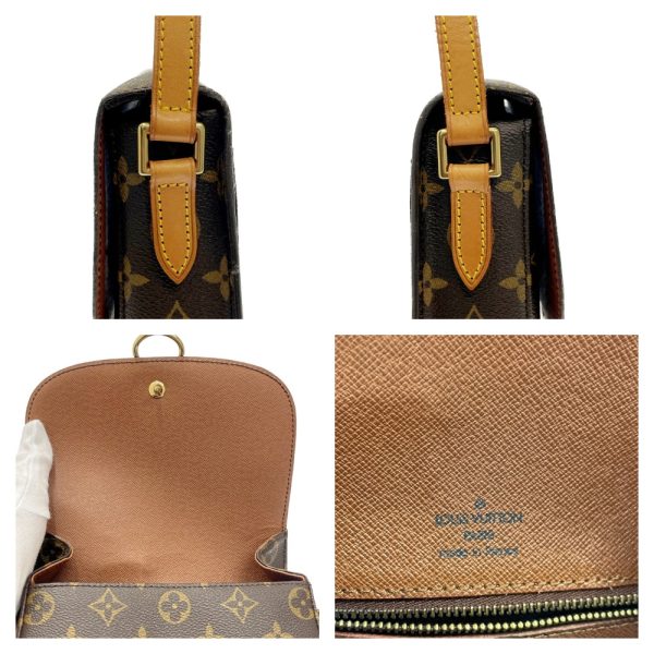 222336 8 LOUIS VUITTON Monogram PVC Saint Cloud PM Shoulder Bag Brown