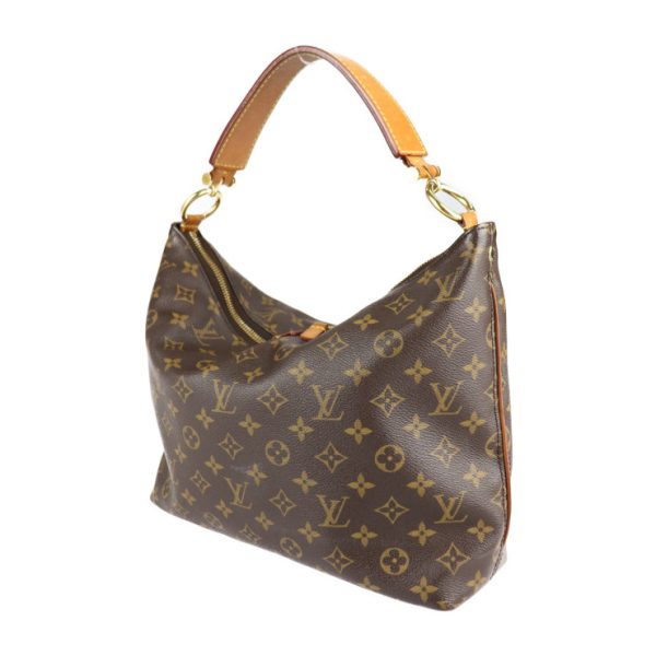 2224013007190 2 Louis Vuitton Shuri Mm Monogram Canvas Shoulder Bag Brown