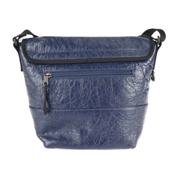 2224043010125 3 Balenciaga Explorer Leather Messenger Bag Navy