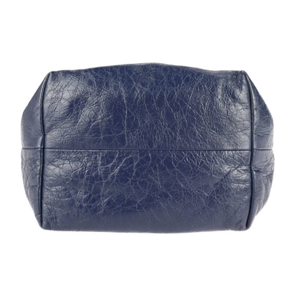 2224043010125 4 Balenciaga Explorer Leather Messenger Bag Navy