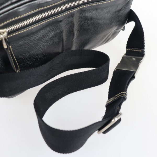 2224073008117 5 GUCCI Waist Bag Leather Black