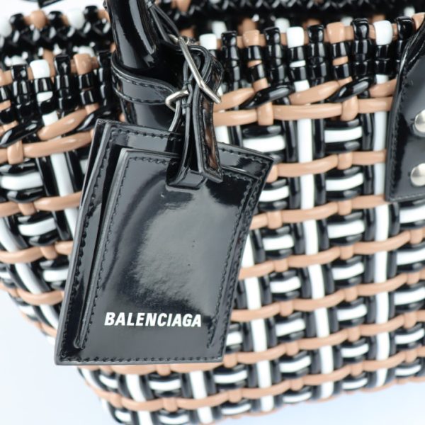 2224103008167 7 Balenciaga Bistro XS Enamel Handbag Black