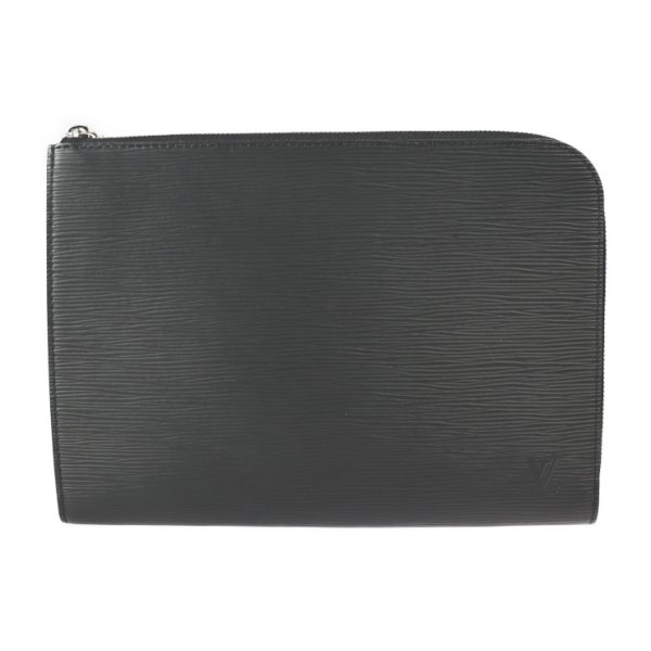 2224113010188 1 Louis Vuitton Pochette PM Clutch Bag Noir Black