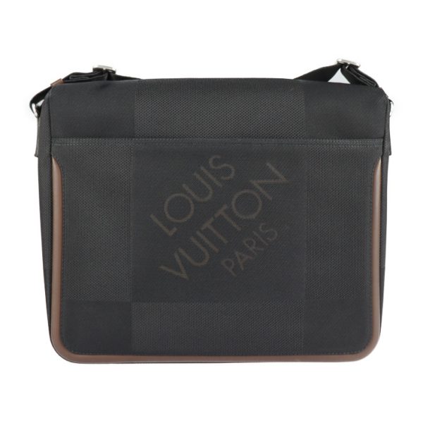 2225043007138 3 Louis Vuitton Damier Jean Canvas Shoulder Bag Black