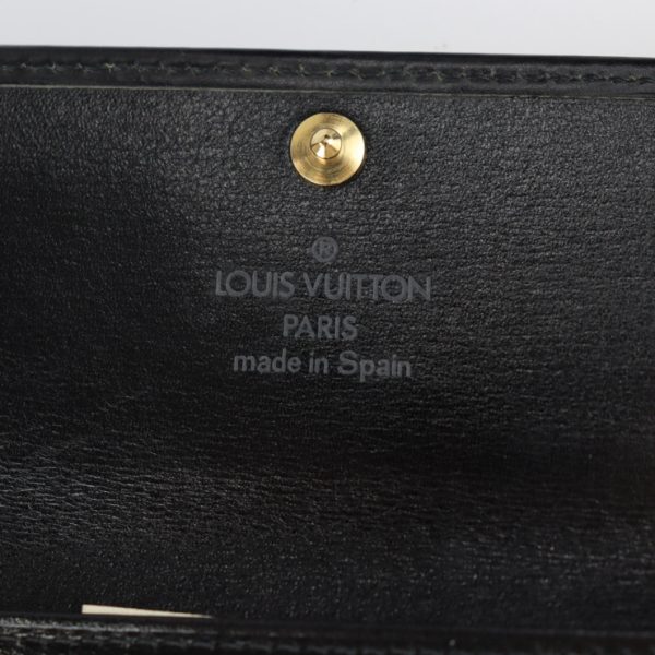 2225083007166 8 Louis Vuitton Multicle 4 Key Case Epi Noir Black