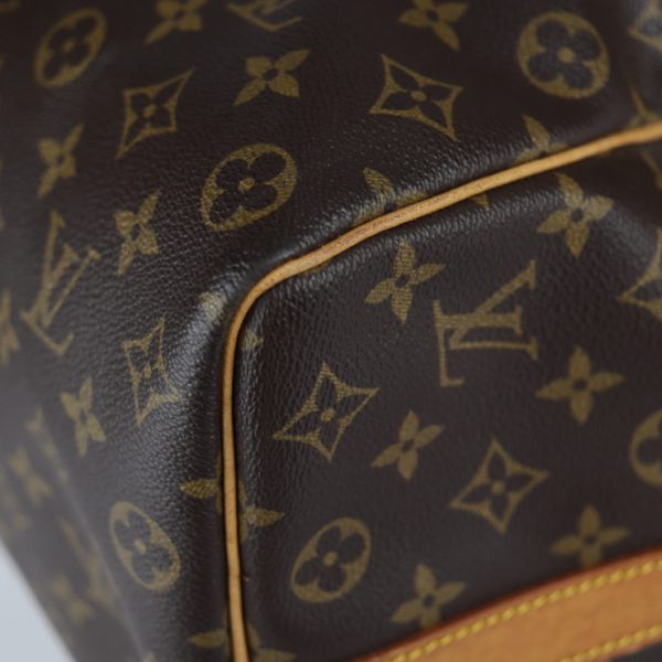 2226011001032 5 Louis Vuitton Keepall Bandouliere 50 Monogram Canvas Travel Bag Brown