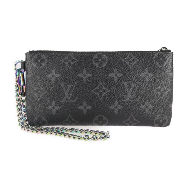 2227013007228 1 Louis Vuitton Fragment Hiroshi Fujiwara Collaboration Monogram Eclipse Pouch Black